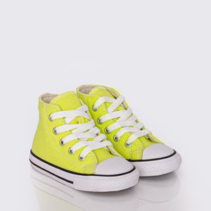 Tênis Converse Chuck Taylor All Star Seasonal Baby Verde Citrico Preto Branco CK04290018