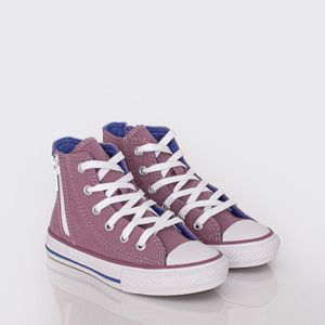 Tênis Converse Chuck Taylor All Star Infantil Roxo Azul Ancestral Branco CK10070008