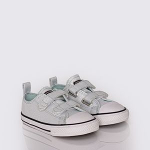 Tênis Converse Chuck Taylor All Star 2V Infantil Azul Luar Prata Branco CK10960002