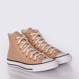 Tênis Converse Chuck Taylor All Star Rosa Pink Ouro Escuro Branco CT25640002