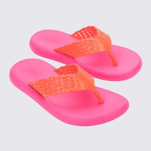 Melissa Possession Flip Flop Rosa Laranja 35786