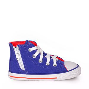 Tênis Converse Chuck Taylor All Star Azul Baby Chama Laranja Chama Braco CK11020001