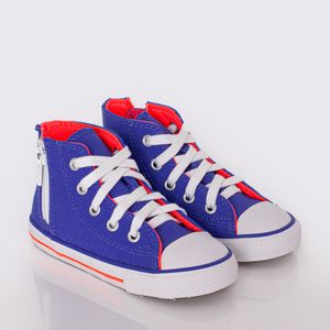 Tênis Converse Chuck Taylor All Star Azul Baby Chama Laranja Chama Braco CK11020001