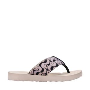 Melissa Flip Flop Orla + Cosmo Bege Preto 35713