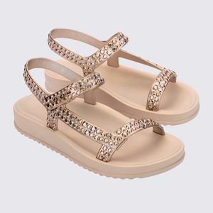 Melissa Lust Bege Dourado 35756