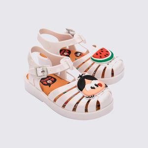 Mini Melissa Possession + Monica Toy Branco Amarelo 35726