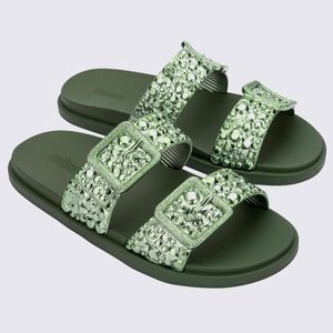 Melissa Lust Slide Verde 35743