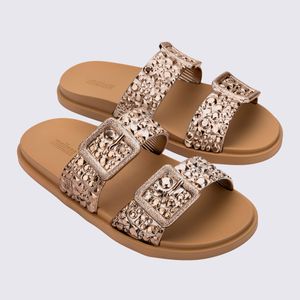 Melissa Lust Slide Bege Bronze 35743