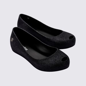 Mini Melissa Ultragirl Basic Infantil Preto Glitter 35790