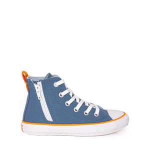 Tênis Converse Chuck Taylor All Star Infantil Azul Escuro Laranja Branco CK09090001