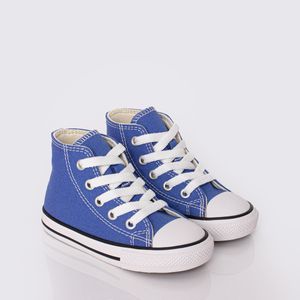 Tênis Converse Chuck Taylor All Star Seasonal Baby Azul Ancestral Preto Branco CK04290017