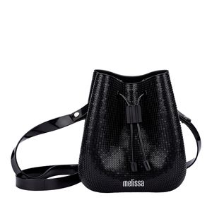 Melissa Lux Bag Preto Metalizado 34425