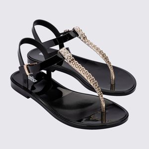 Melissa Fancy Preto Dourado 35805