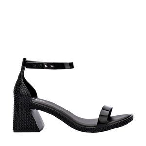 Melissa Lux Heel Preto Metalizado 35745