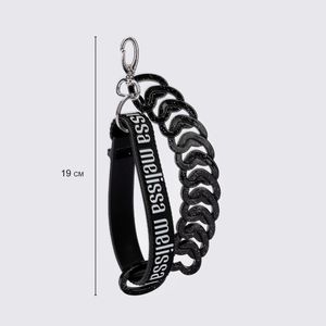 Melissa Heart Lover Keyring Preto Prata 34434