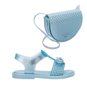 Mini Melissa + Bolsa Glossy Baby Azul 35746