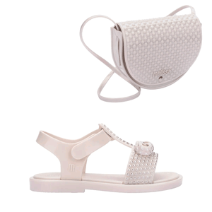 Mini Melissa + Bolsa Glossy Baby Branco 35746