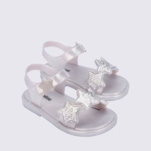 Mini Melissa Sparkly Baby Branco Perolado 35779