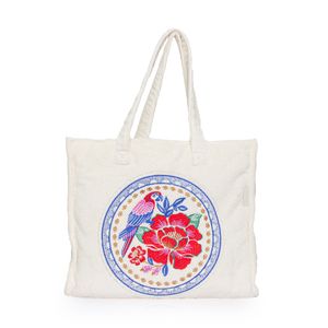 Totebag Farm Praiana Off White Rio de Flor 78313319R