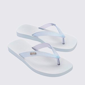 Melissa Sun Long Beach II Branco Vidro Glitter 35781