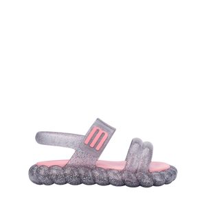 Mini Melissa Bubble Tech Sandal Baby Transparente Glitter Rosa 35822