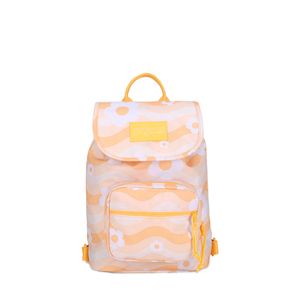 Mini Mochila JanSport Highlands Mini Pack Flower Power Yellow 83LJGM2