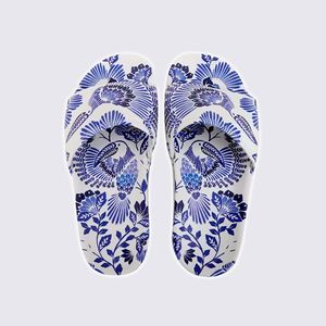 Chinelo Farm Praiana Slide Tucano em Flor 4001