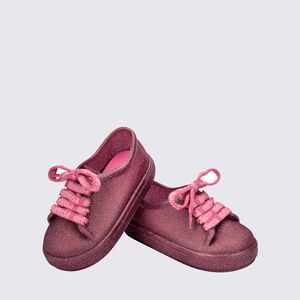 Mini Melissa Hip M Lover Baby Rosa Glitter 35794