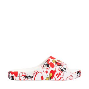 Melissa Free Print Slide + Mickey And Friends Branco Vermelho 35923