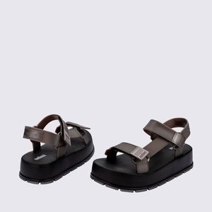 Melissa Flowing Platform Prata Preto 35817