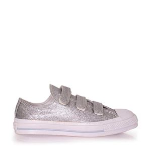 Tênis Converse All Star Chuck 70 3V Prata Puro Branco CT25670002