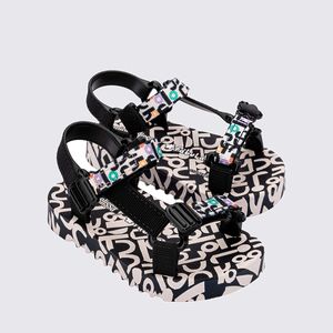 Mini Melissa Playtime + Fábula Baby Preto Bege 35844