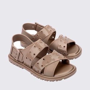 Melissa Lock Sandal Bege 35821