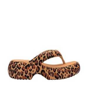 Melissa Free Fuzzy Printed Platform Bege Preto 35995