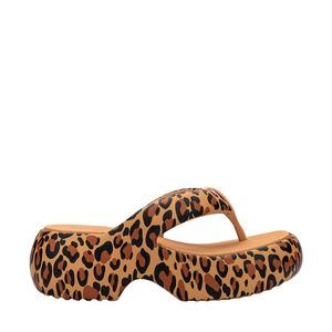 Melissa Free Fuzzy Printed Platform Bege Preto 35995