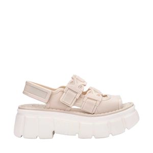 Melissa Rebel Sandal Bege Branco 35830