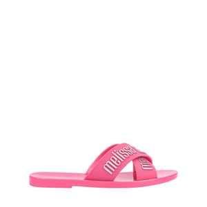 Mini Melissa M-Lover Slide Infantil Rosa Prata 35968