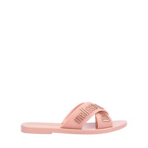 Mini Melissa M-Lover Slide Infantil Rosa Glitter 35968