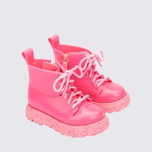 Mini Melissa Coturno Baby Rosa Glitter 35838