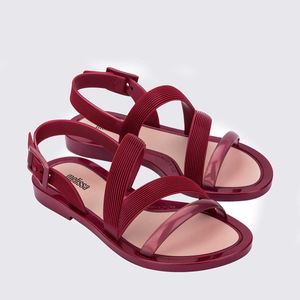 Melissa Warm Sandal Vermelho Rosa Metalizado 35871