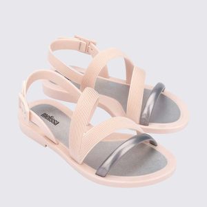 Melissa Warm Sandal Bege Prata 35871