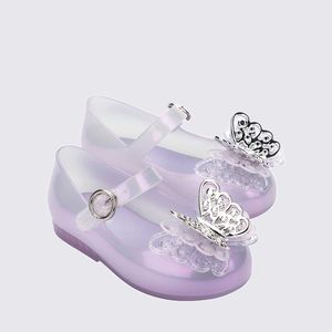 Mini Melissa Sweet Love Fly II Baby Lilás Perolado 35894