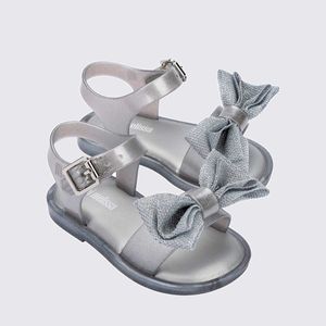 Mini Melissa Mar Sandal Sweet Baby Prata Perolado 35873