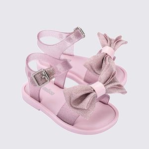Mini Melissa Mar Sandal Sweet Baby Rosa Glitter 35873