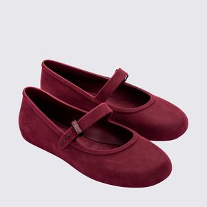 Melissa Soft Ballerina Velvet Vermelho 35941