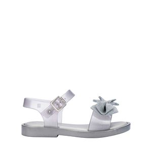 Mini Melissa Mar Sandal Sweet Infantil Prata Perolado 35874