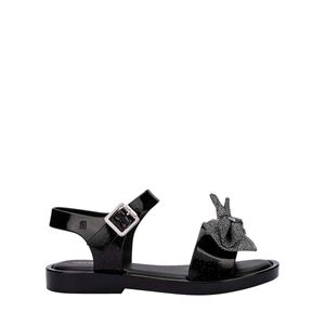 Mini Melissa Mar Sandal Sweet Infantil Preto Glitter 35874