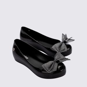 Mini Melissa Ultragirl Sweet XII Infantil Preto Glitter 35857