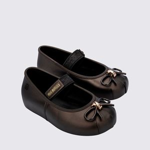 Mini Melissa Sophie Baby Preto Metalizado 35883