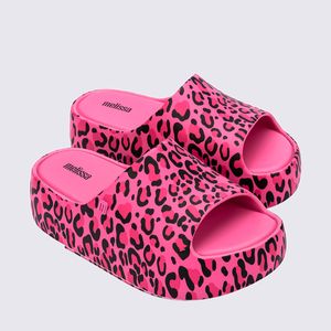 Melissa Free Print Platform Rosa Preto 33996